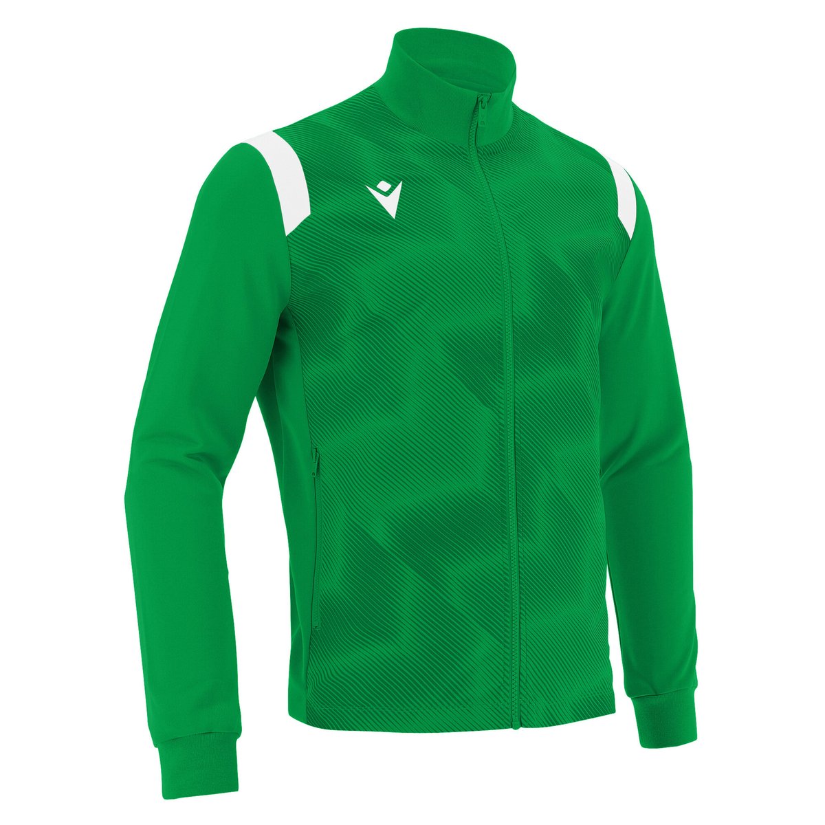Macron Bendis Full Zip Top - Green/White