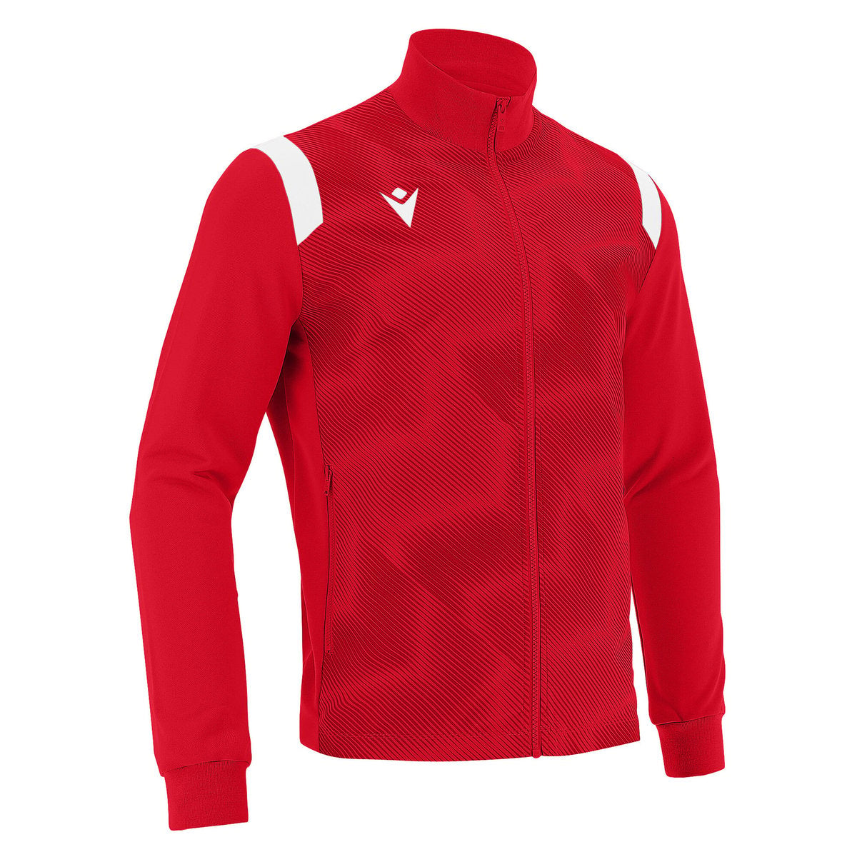Macron Bendis Full Zip Top - Red/White