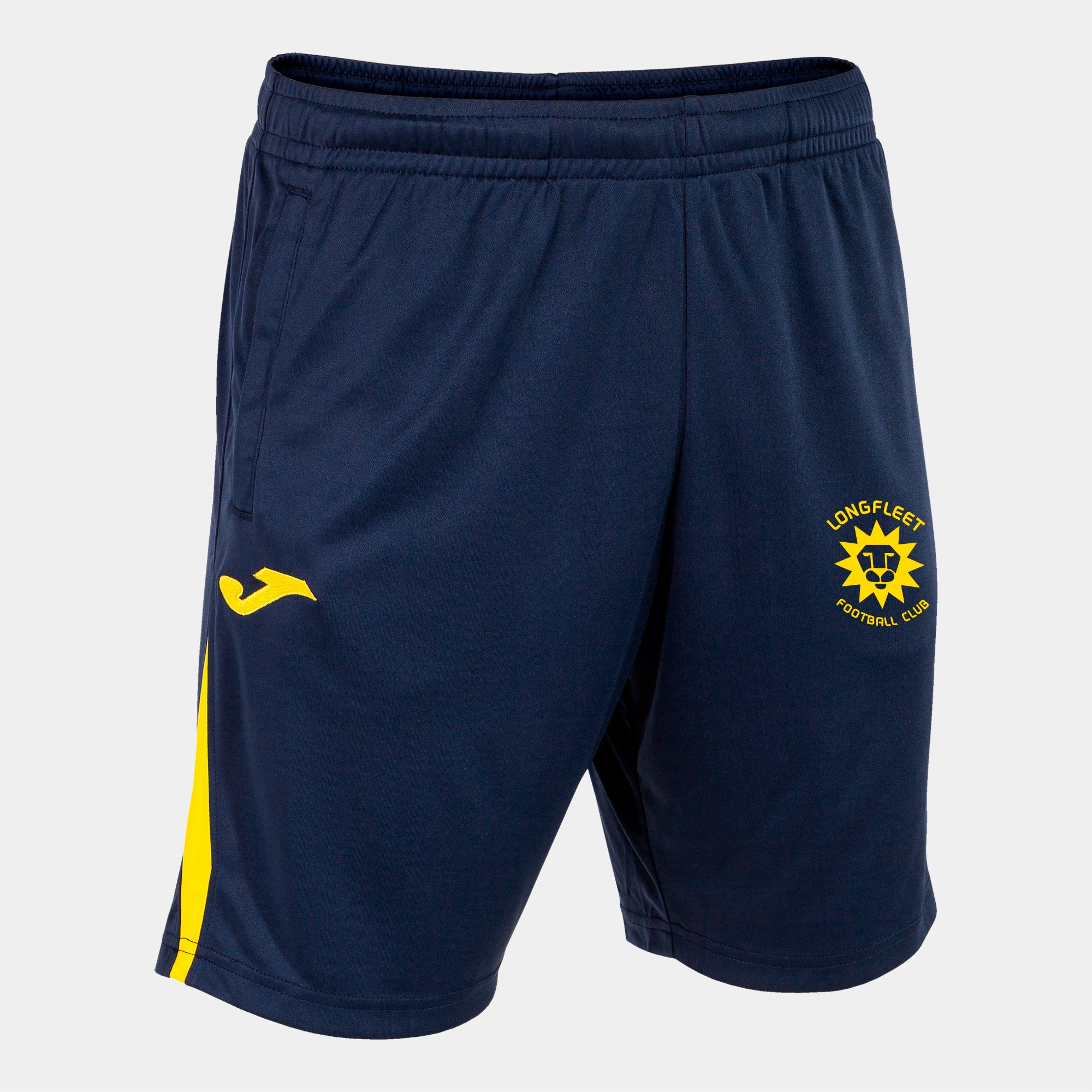 Longfleet - Joma Championship VIII Shorts - Navy/Yellow