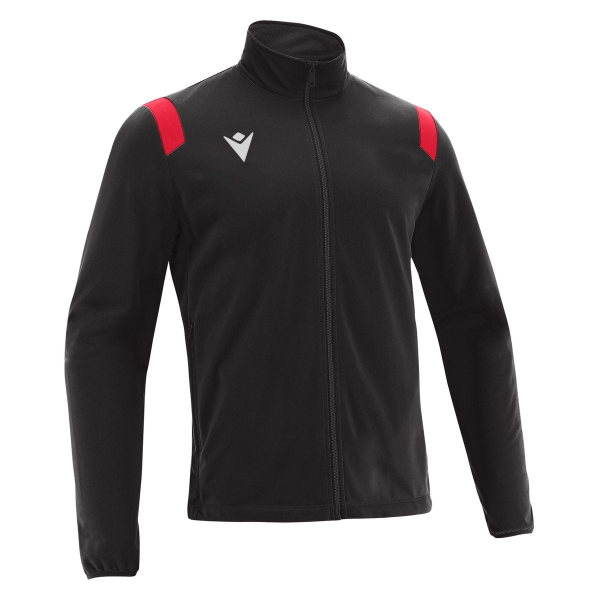 Macron Fujin Full Zip Top - Black/Red