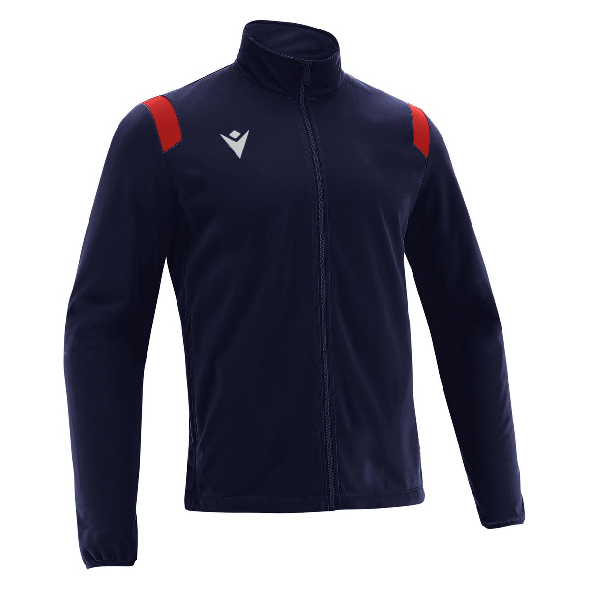 Macron Fujin Full Zip Top - Navy/Red