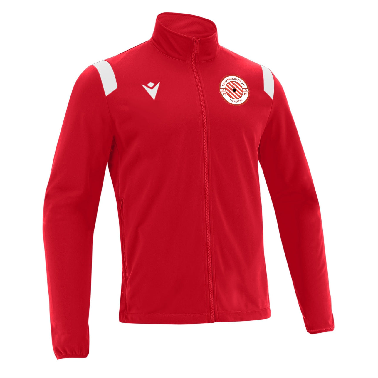 Bournemouth FC - Macron Fujin Full Zip Top - Red/White