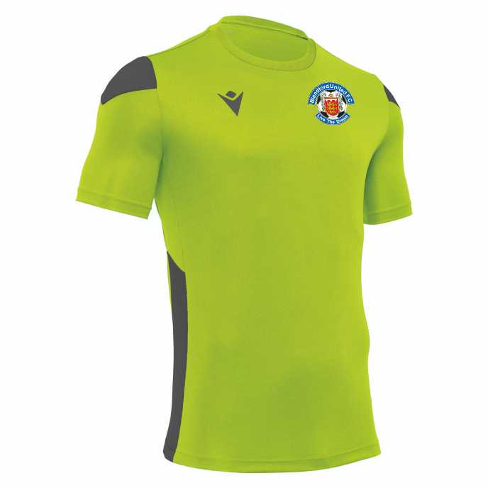 Blandford Youth - Macron Polis Shirt - Neon Yellow/Anthracite GK