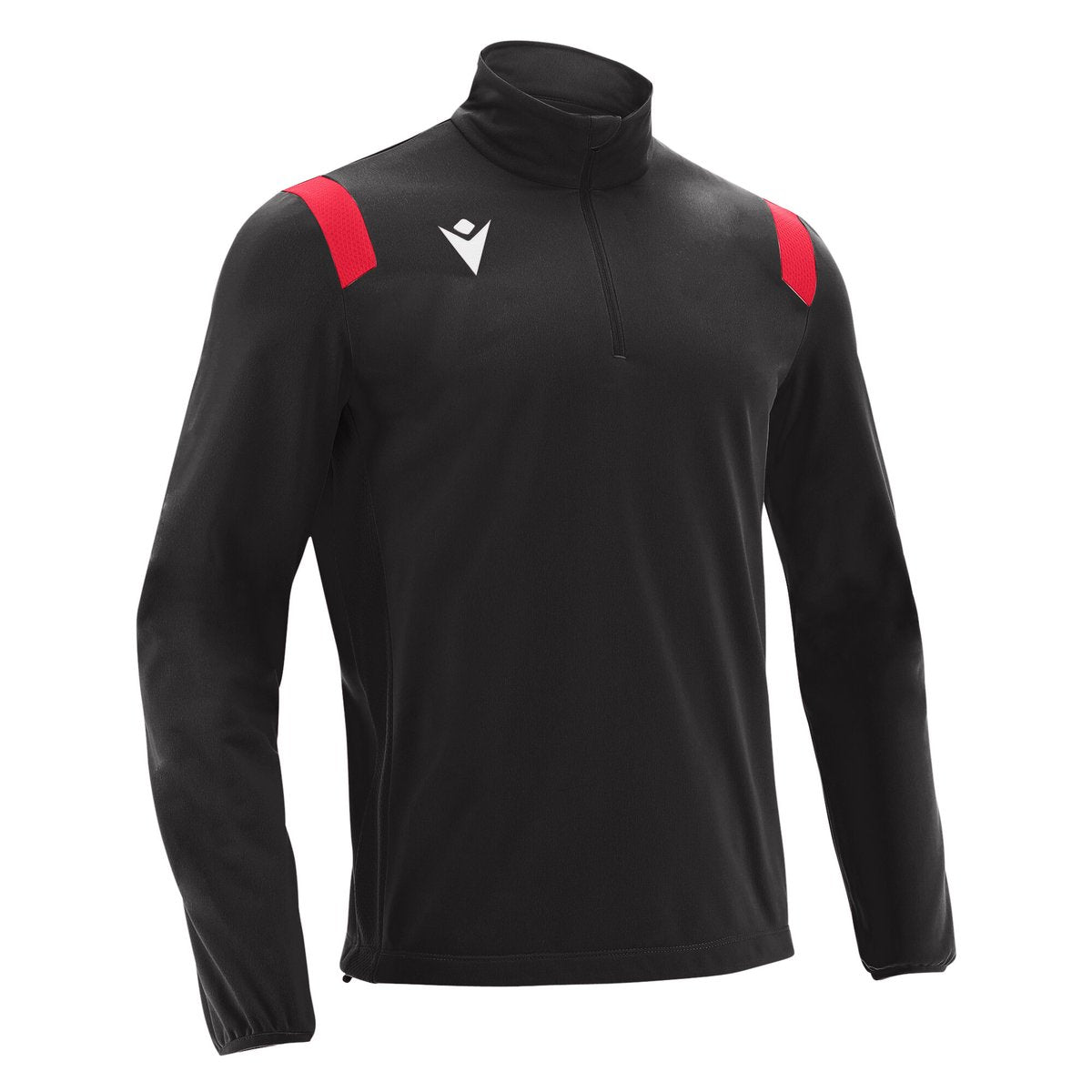 Macron Gange 1/4 Zip - Black/Red