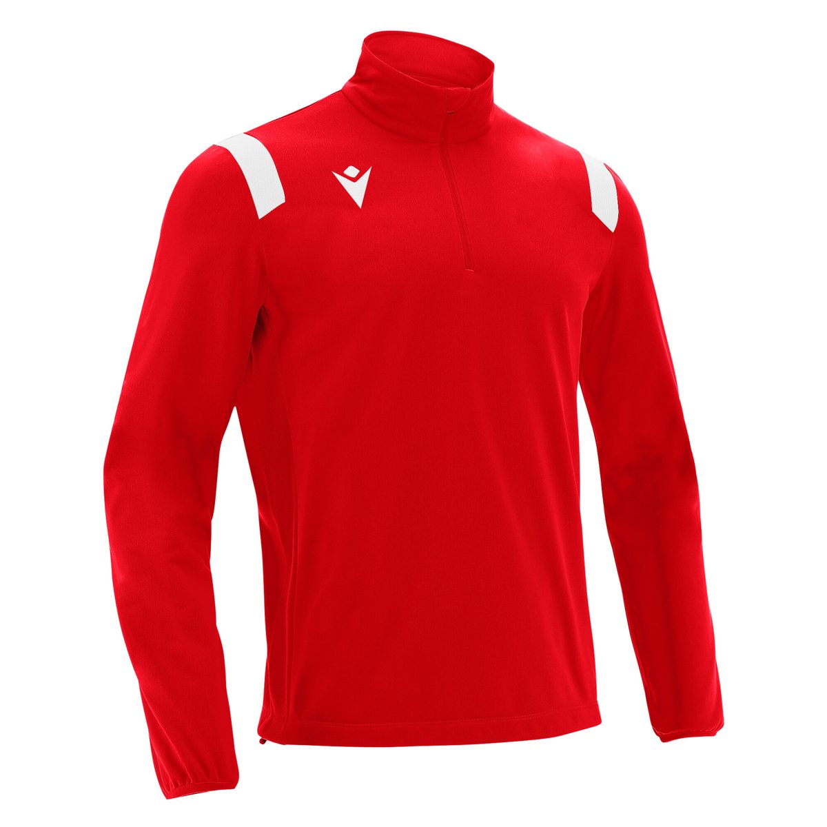 Macron Gange 1/4 Zip - Red/White
