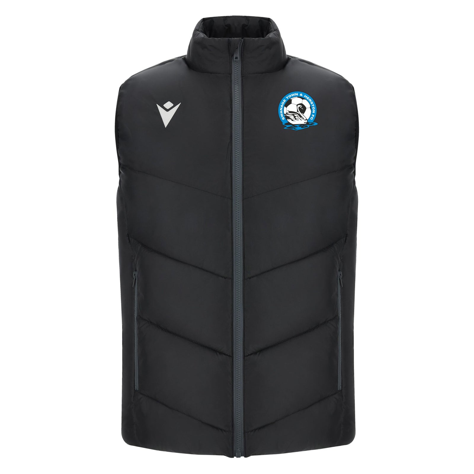 Swanage - Macron Coldmire Padded Gilet - Black