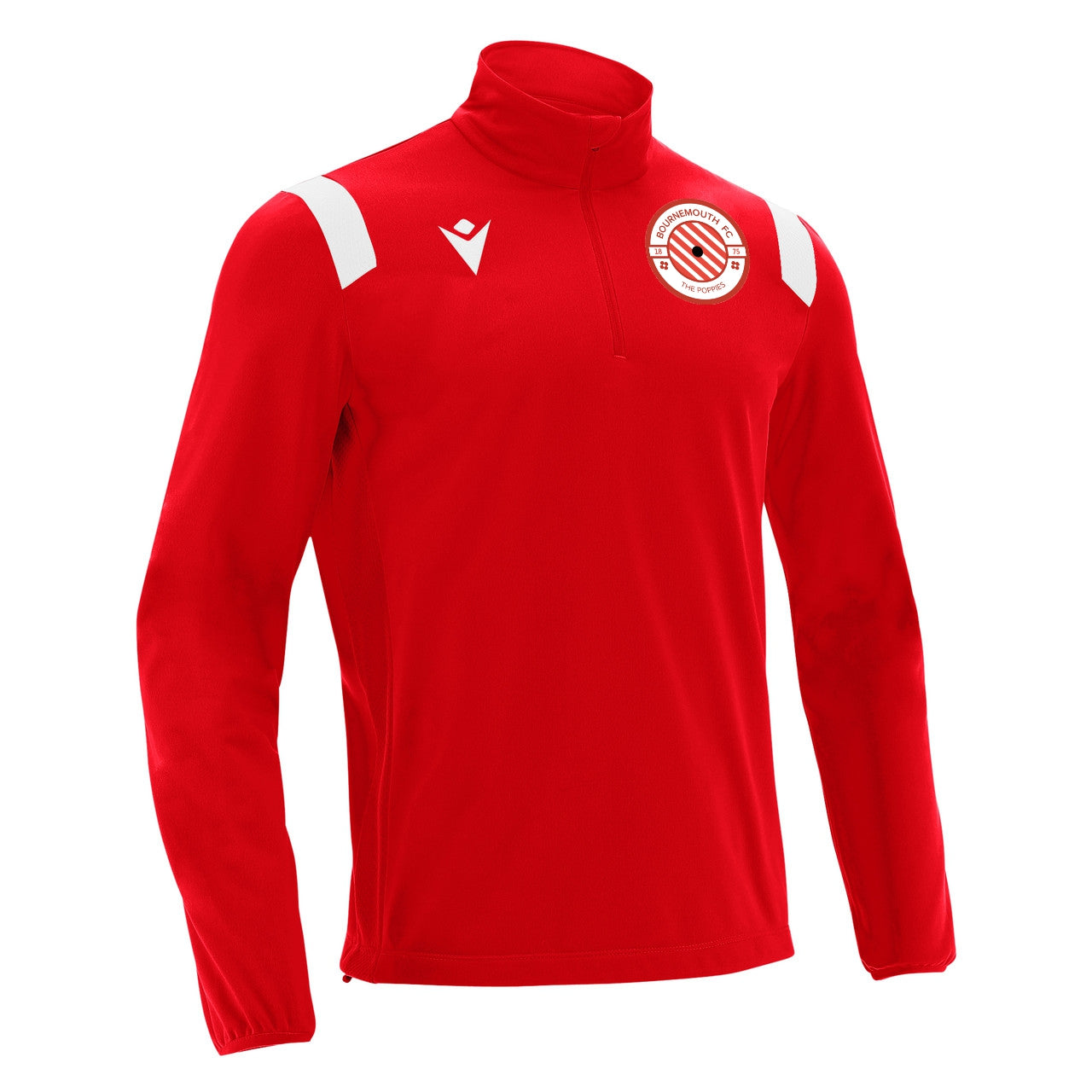 Bournemouth FC - Macron Gange 1/4 Zip - Red/White
