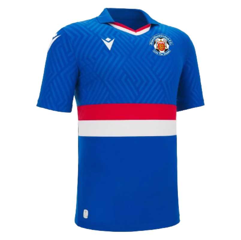 Blandford Youth - Macron Charon Eco - Royal Blue/Red/White