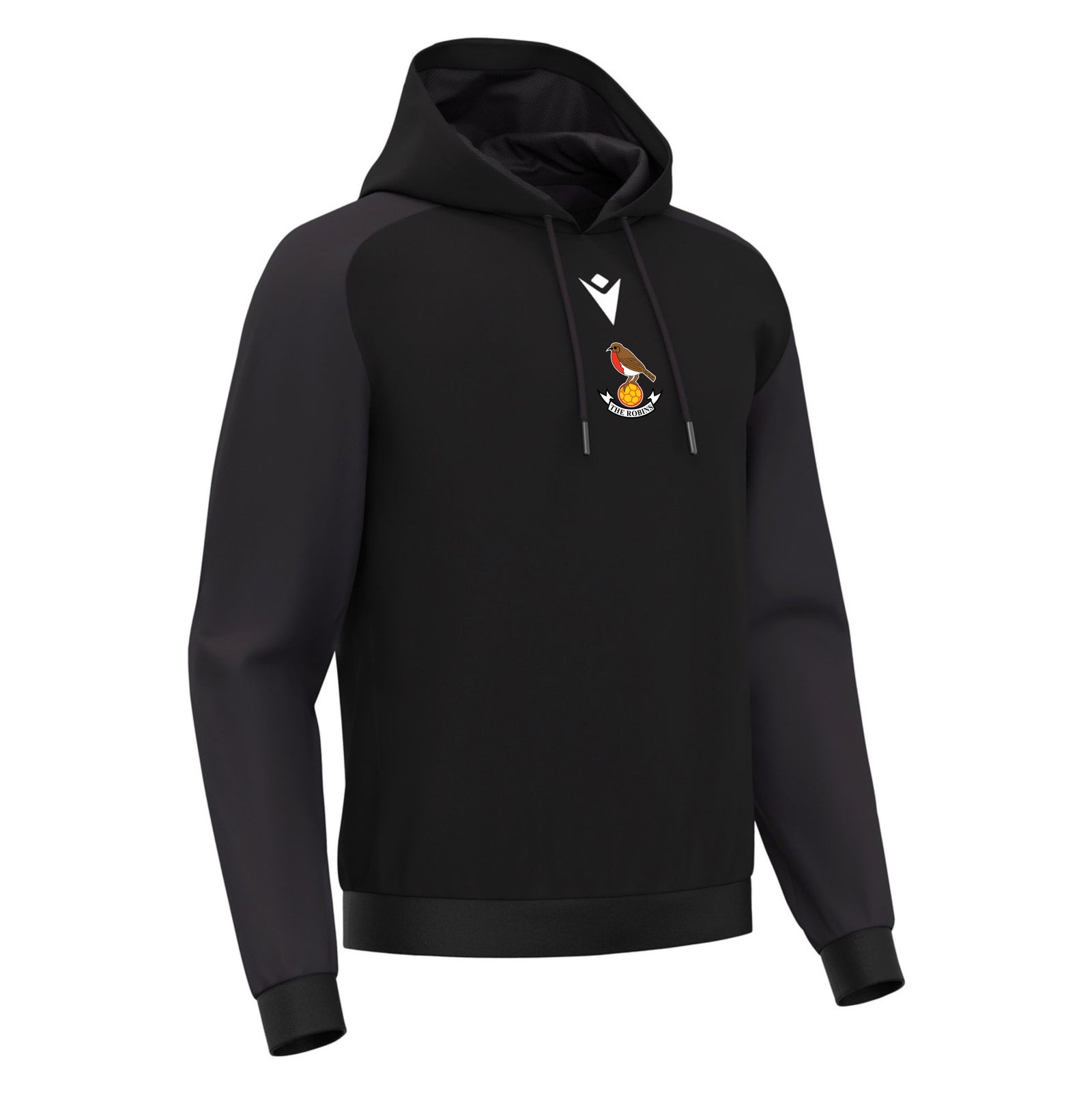 Downton FC - Macron Horn Hoody - Black