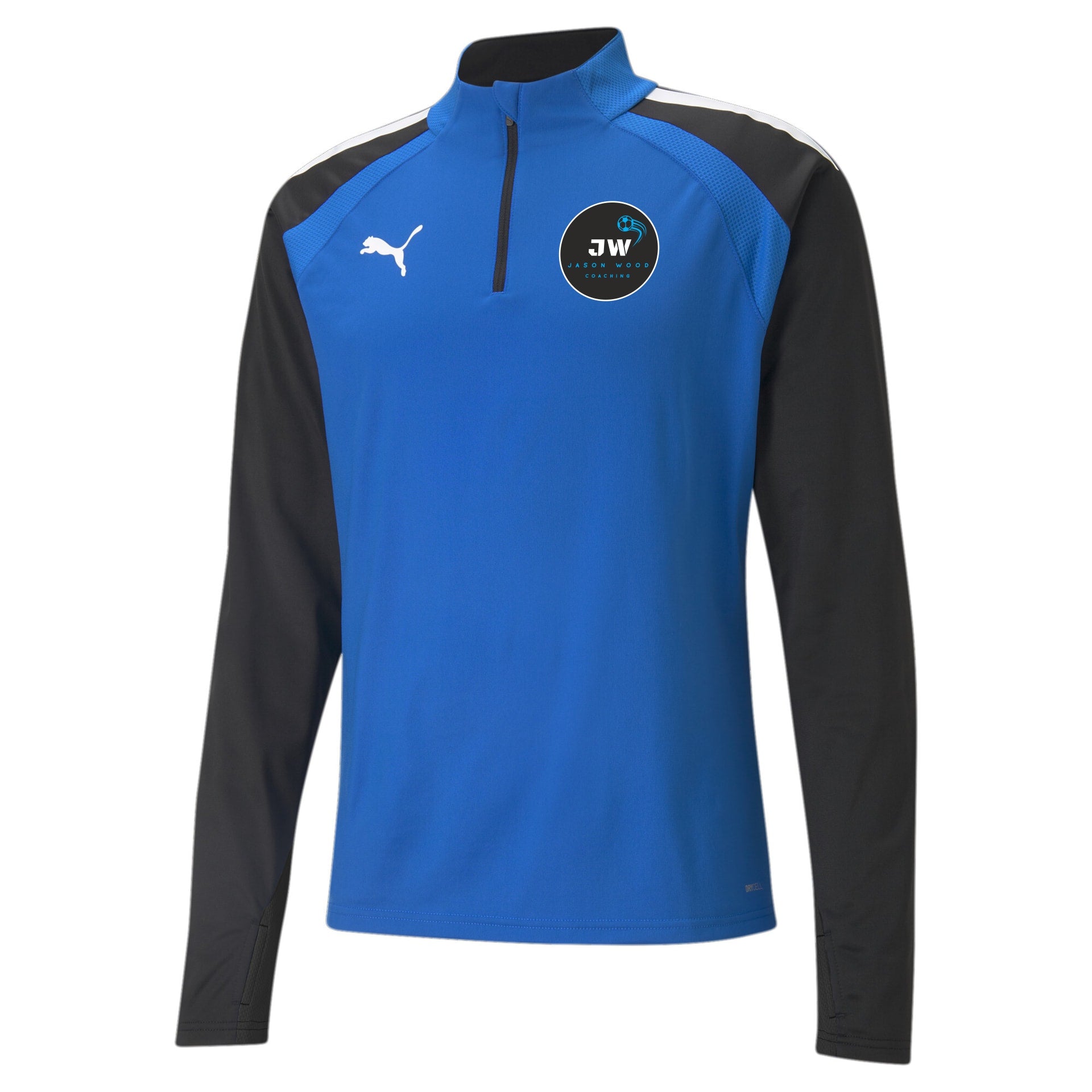 Jason Wood Coaching - Puma TeamLIGA Training 1/4 Zip Top - Electric Blue/Black