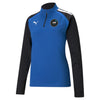 Jason Wood Coaching - Puma TeamLIGA Training 1/4 Zip Top Women - Electric Blue/Black