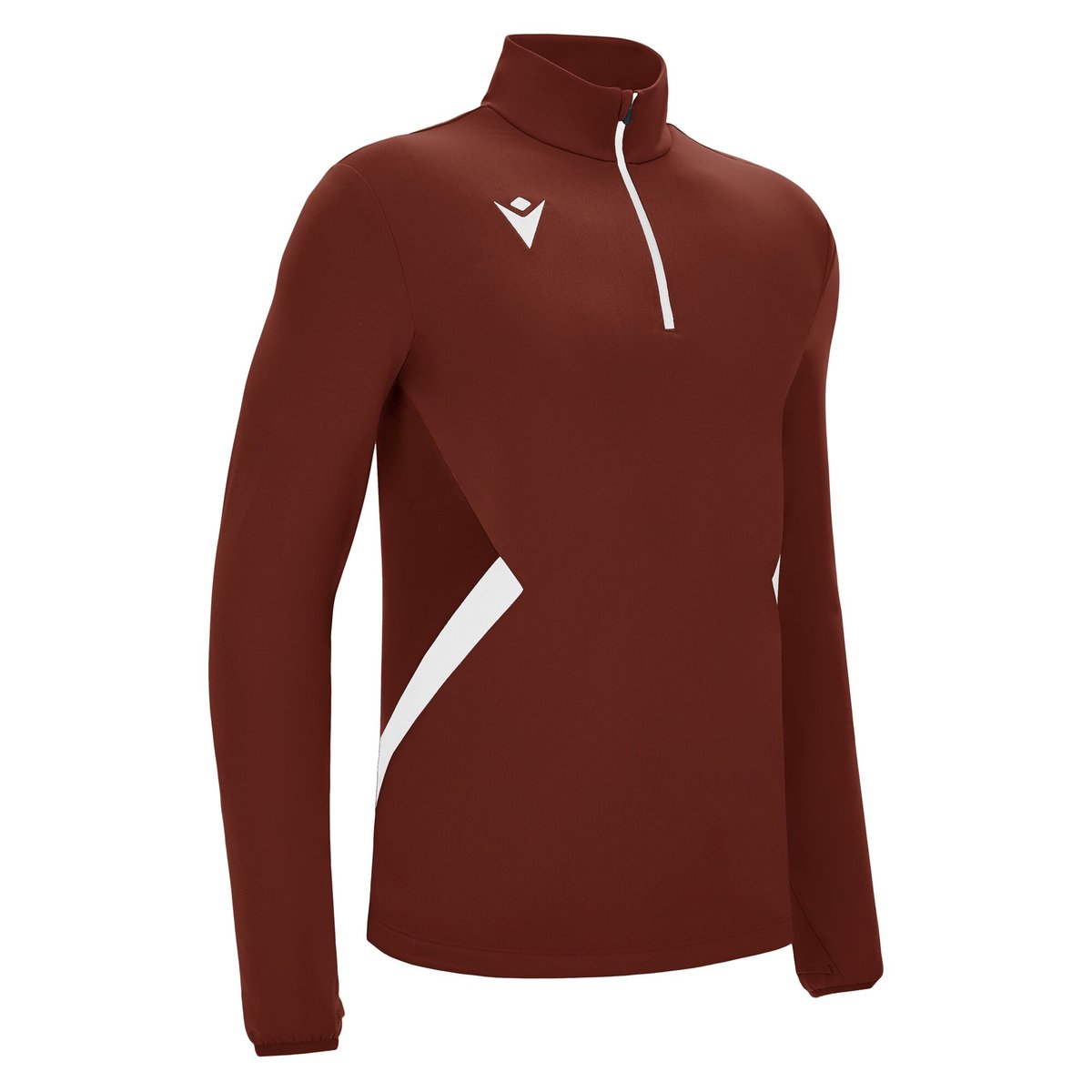 Macron Piave Half Zip - Cardinal/White