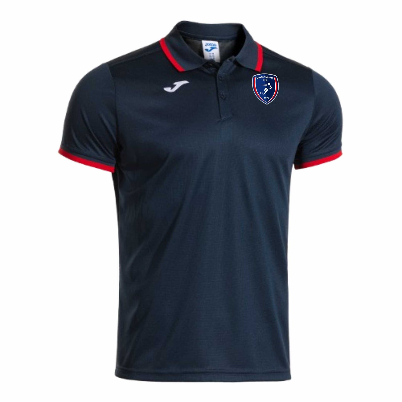 Dexters Coaches Polo - Joma Combi Premium Polo - Dark Navy/Red