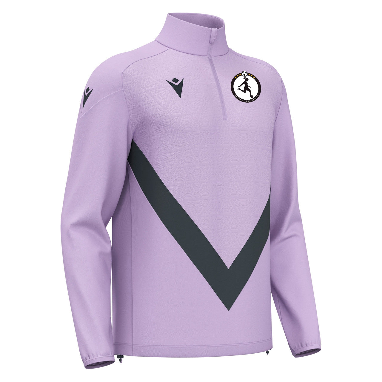 QPL - Macron Anduin 1/4 Zip Top - Lilac/Anthracite