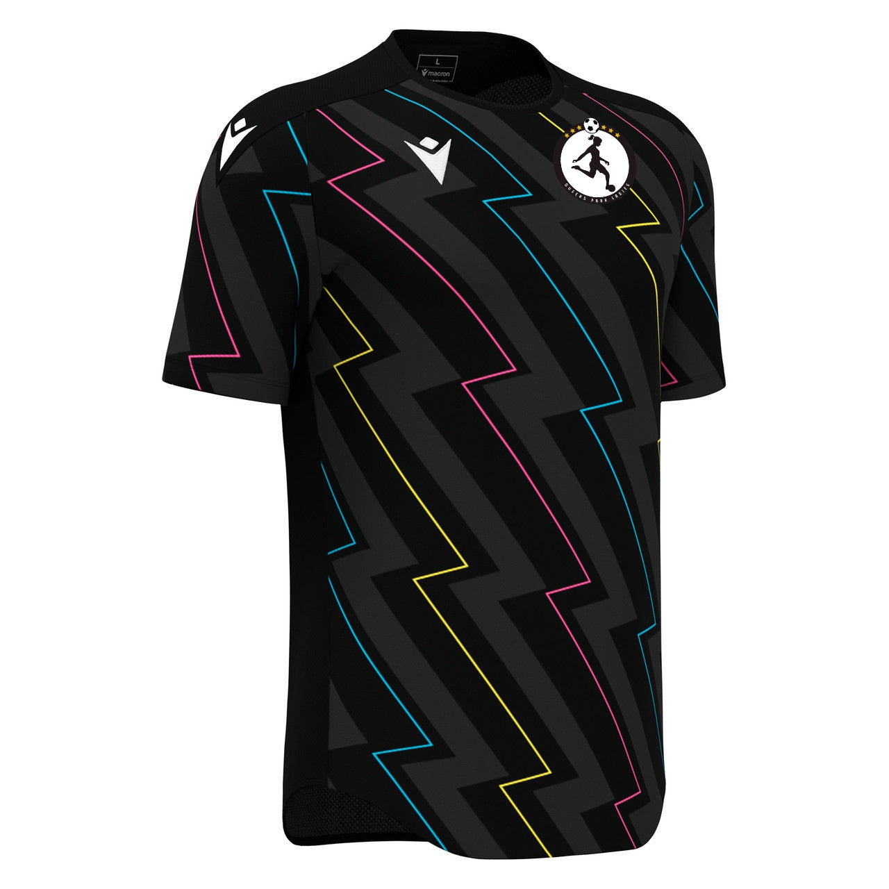 QPL Training - Macron Wisp Shirt - Black/Thunder