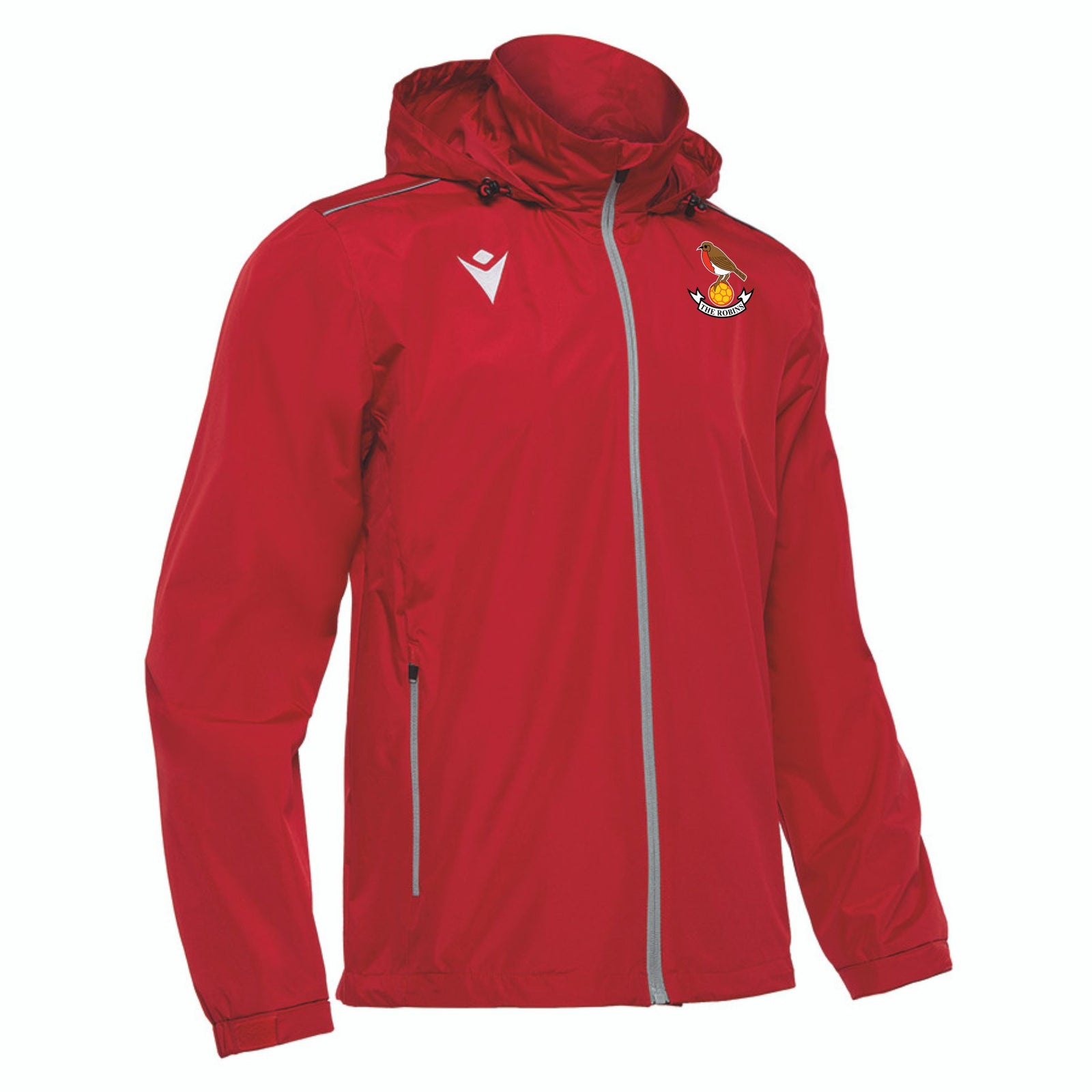 Downton FC - Macron Lyngen Rain Jacket - Red
