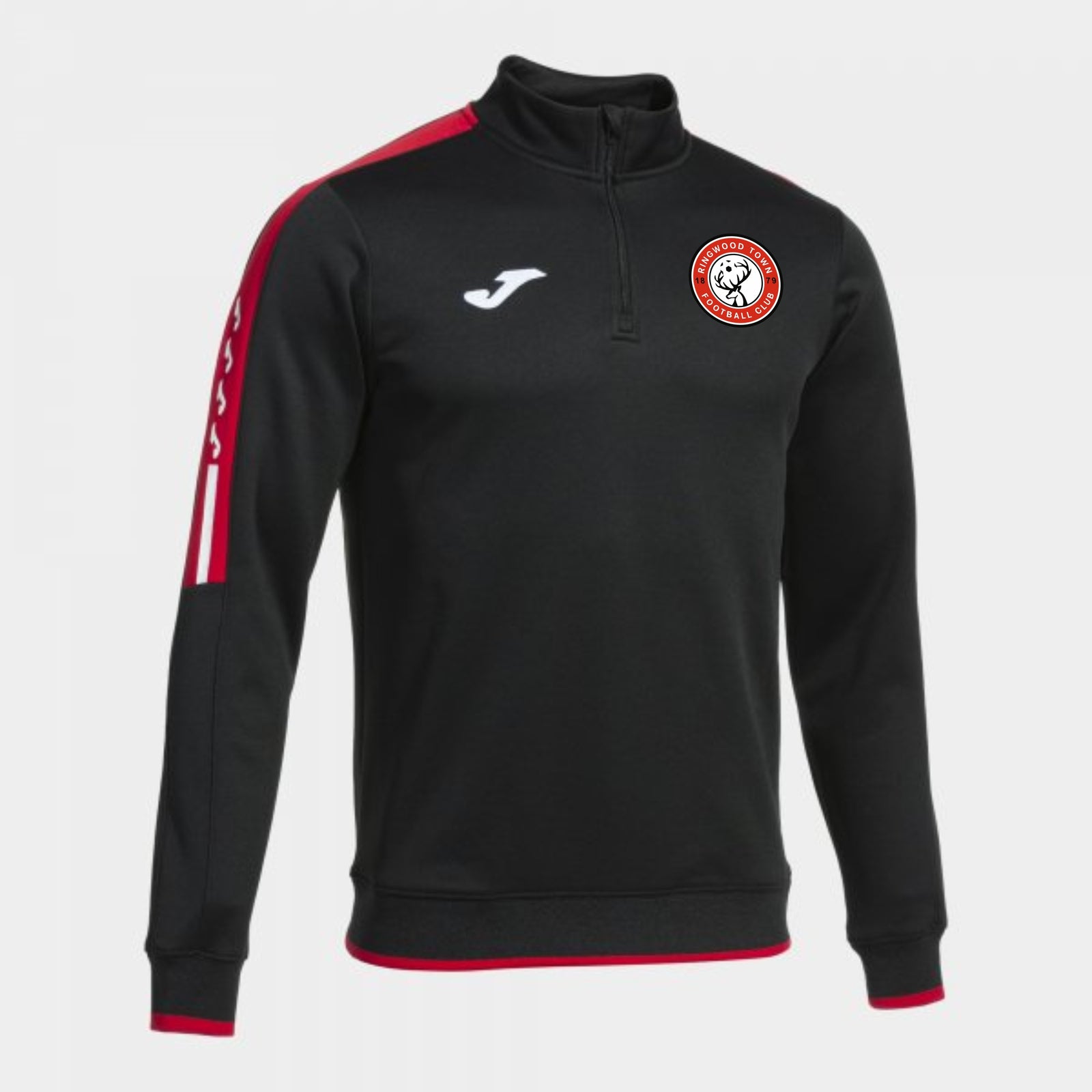 Ringwood Coaches - Joma Olimpiada Half Zip - Black/Red