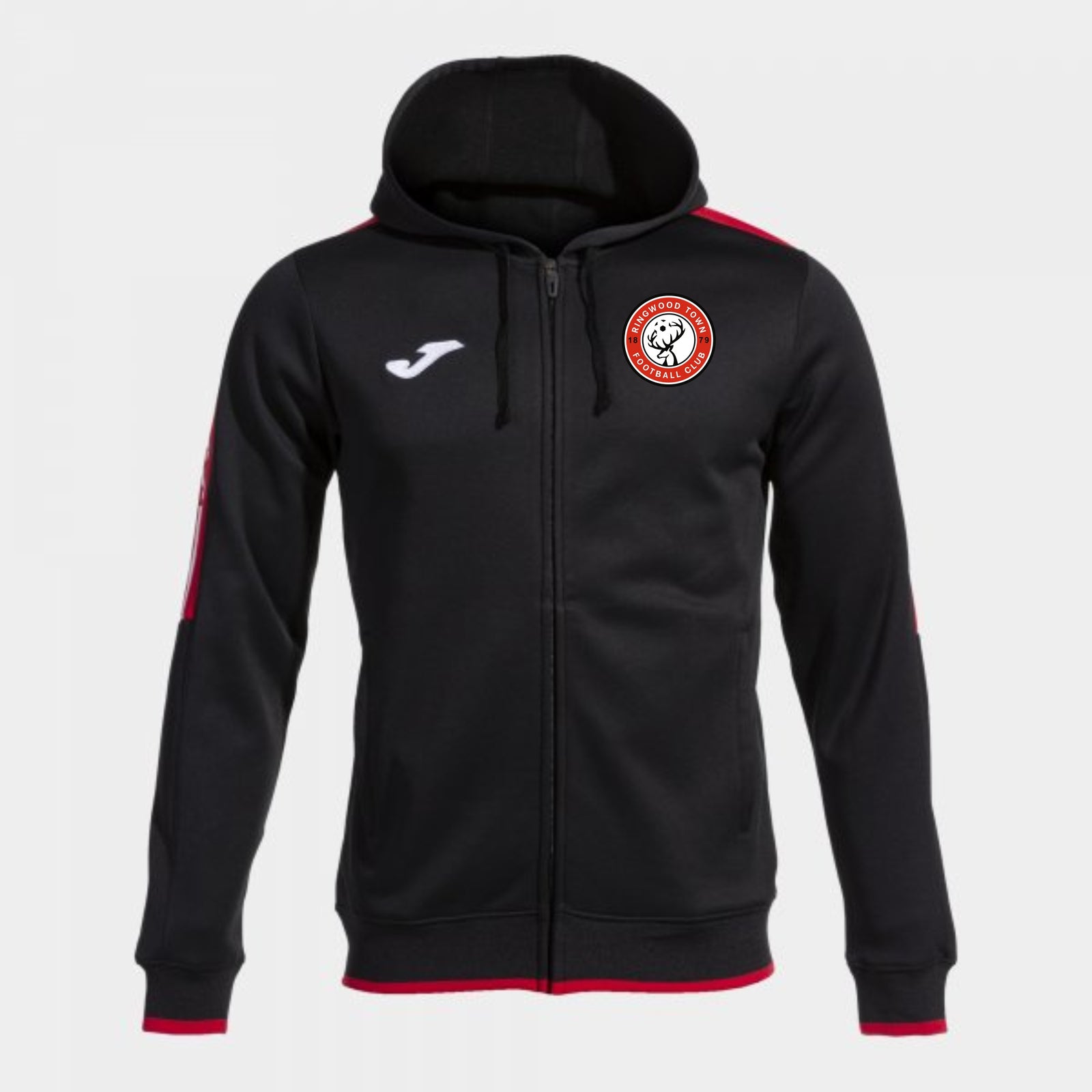 Ringwood Coaches - Joma Olimpiada Hoodie - Black/Red