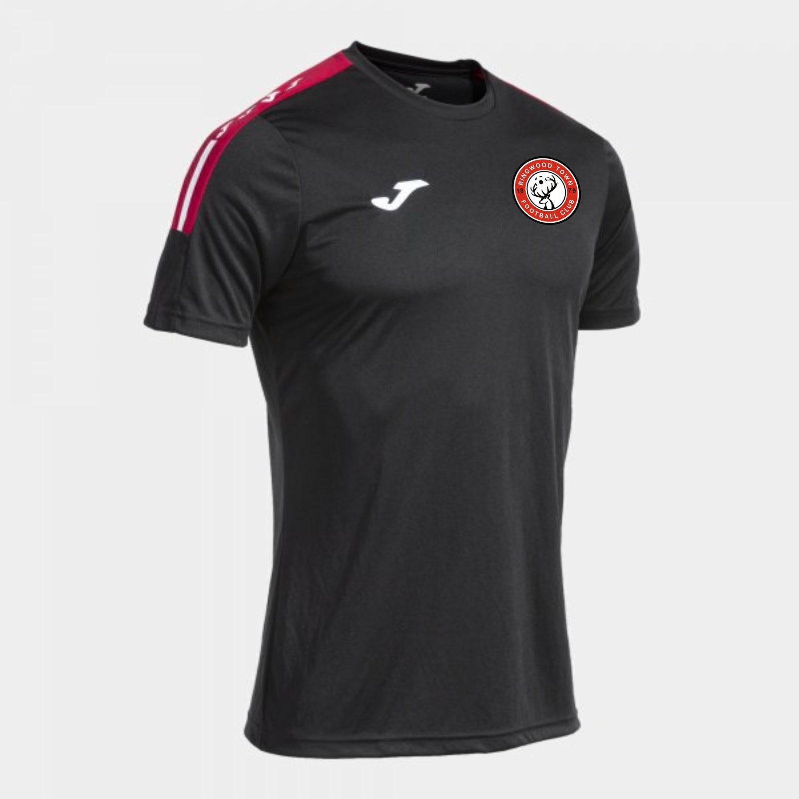 Ringwood Coaches - Joma Olimpiada T-Shirt - Black/Red