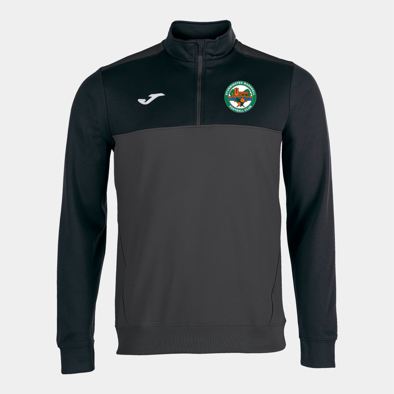 Sturminster Marshall - Joma Winner Half Zip Sweat - Anthracite/Black