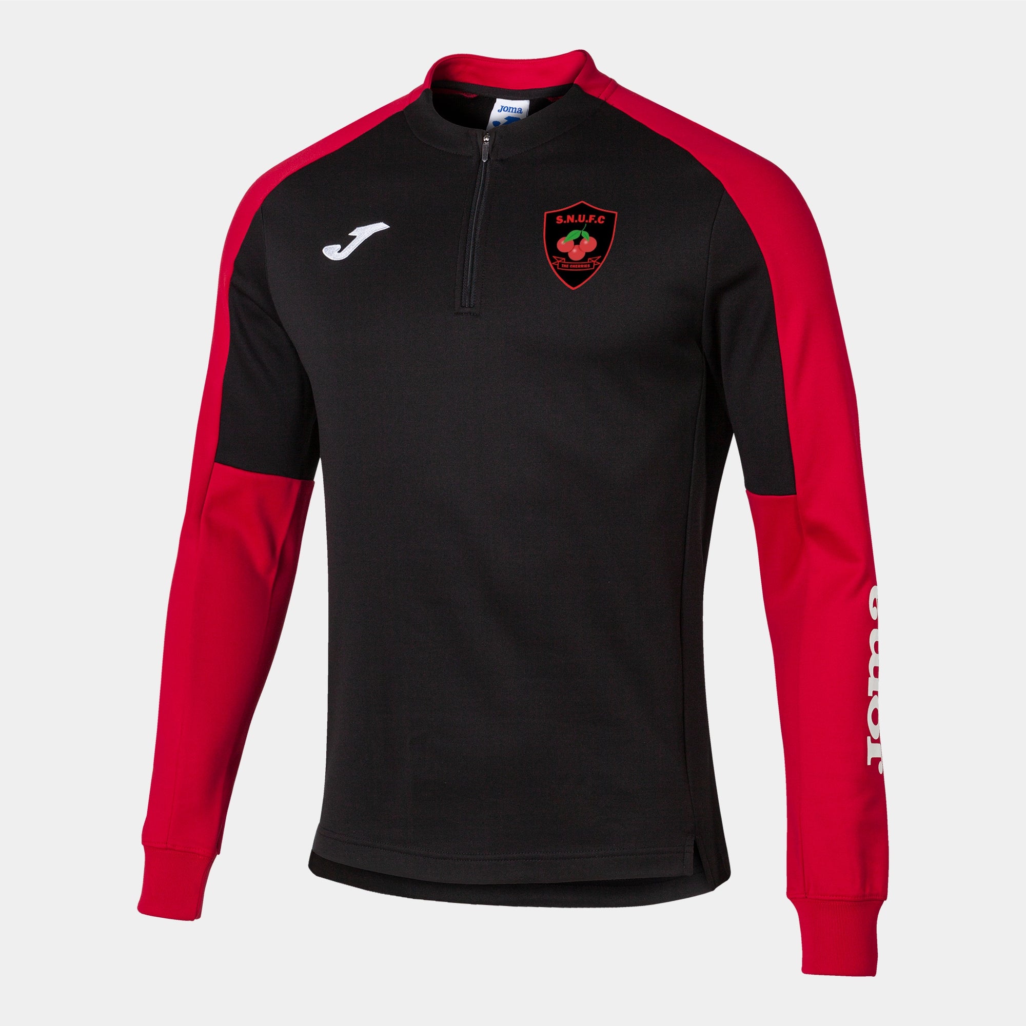 Sturminster Newton - Joma ECO-Championship Half Zip Sweat - Black/Red