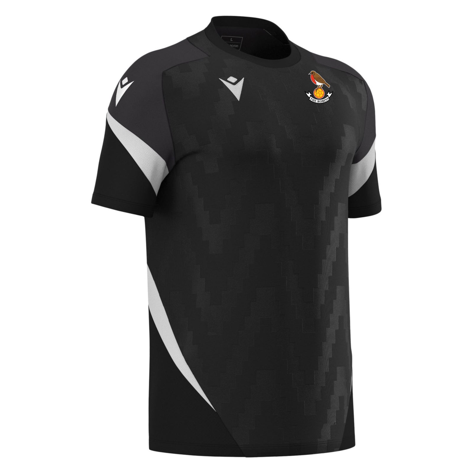Downton FC - Macron Totem Shirt - Black/White
