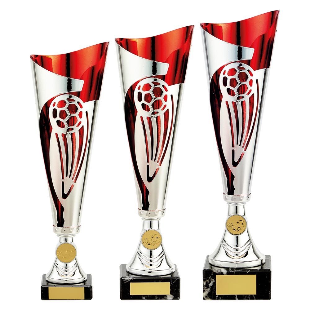 Champions Football Trophy (Red) + Engraving