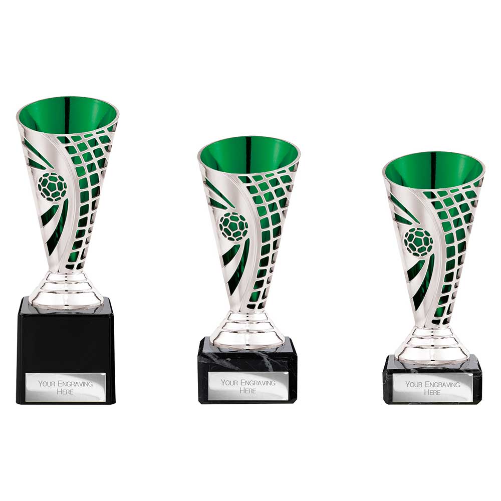 Defender Football Trophy (Green) + Engraving