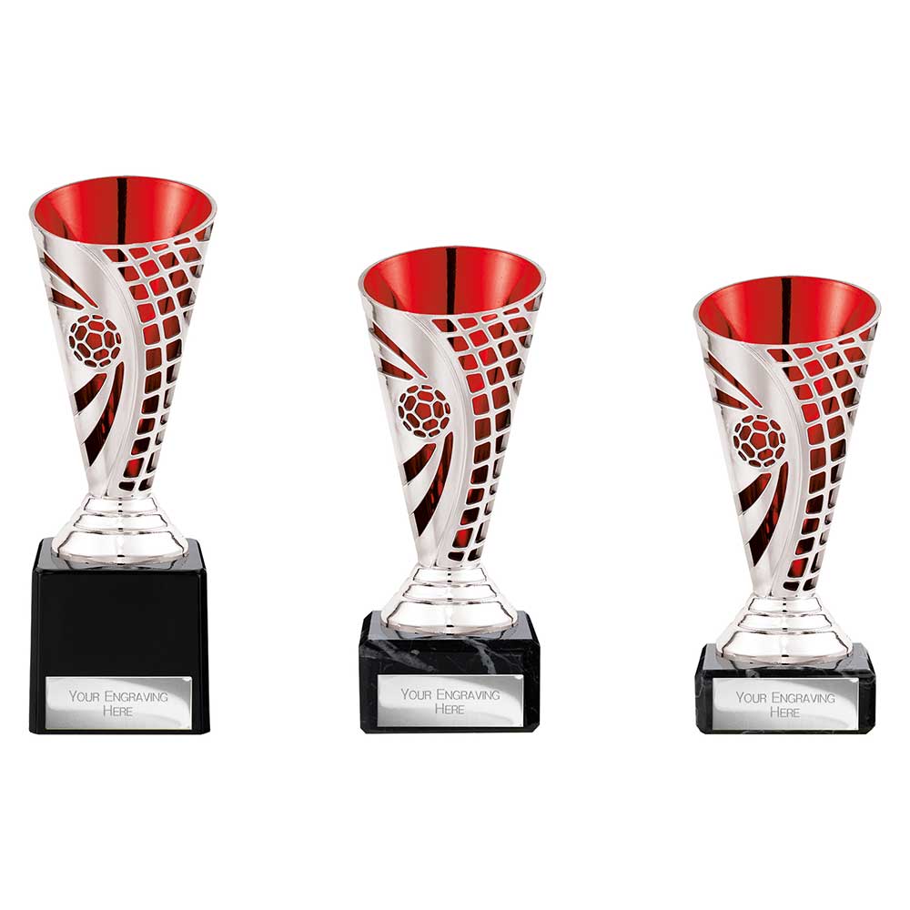 Defender Football Trophy (Red) + Engraving