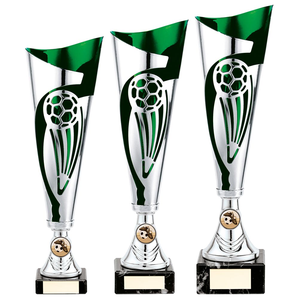 Champions Football Trophy (Green) + Engraving