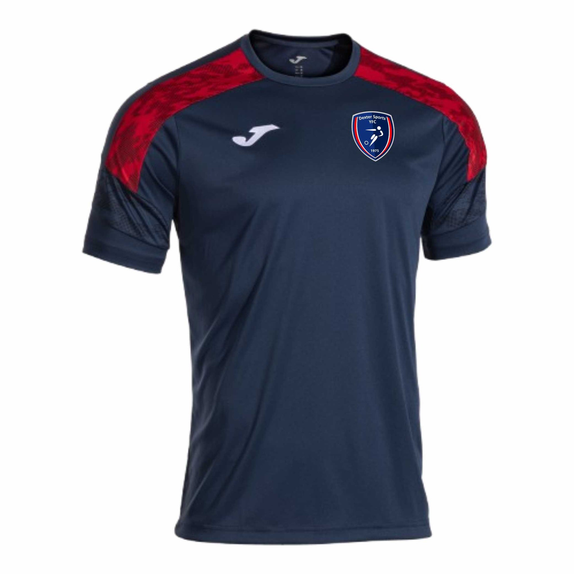 Dexters Coaches Tee - Joma Championship VIII T-Shirt - Dark Navy/Red