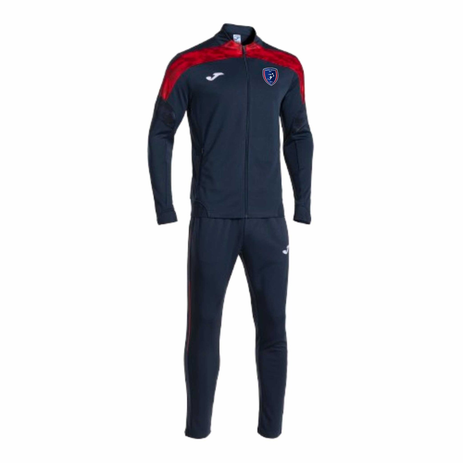 Dexters Coaches Tracksuit - Joma Championship VIII Tracksuit - Dark Navy/Red
