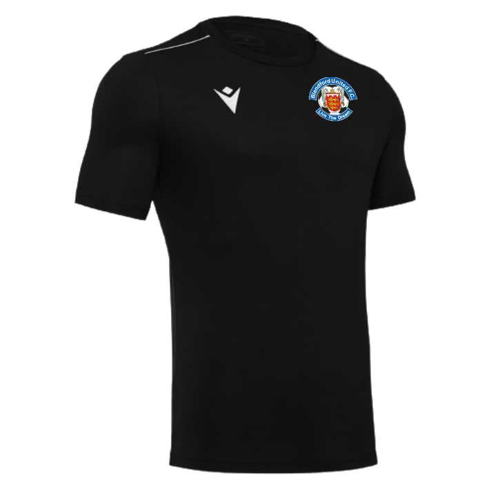 Blandford Youth - Macron Rigel Hero Shirt - Black