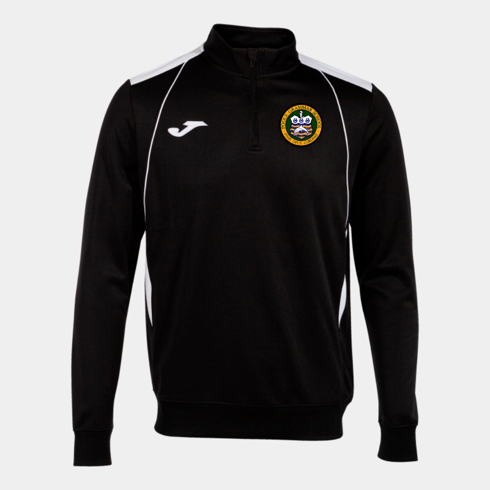 Poole Grammar School - Joma Championship VII Half Zip Sweat - Black/White