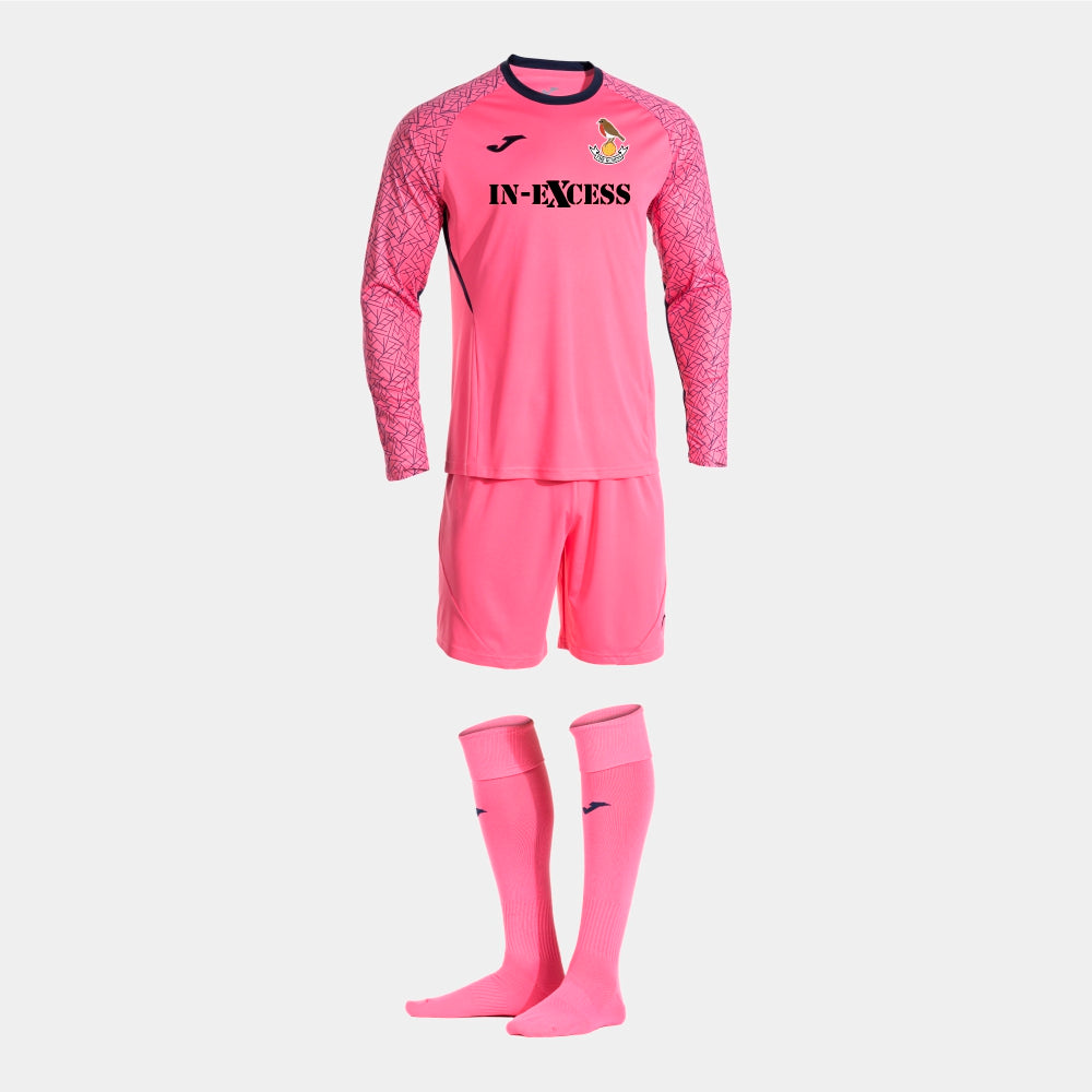 Downton FC - Joma Zamora X GK Set - Pink Lemonade/Navy