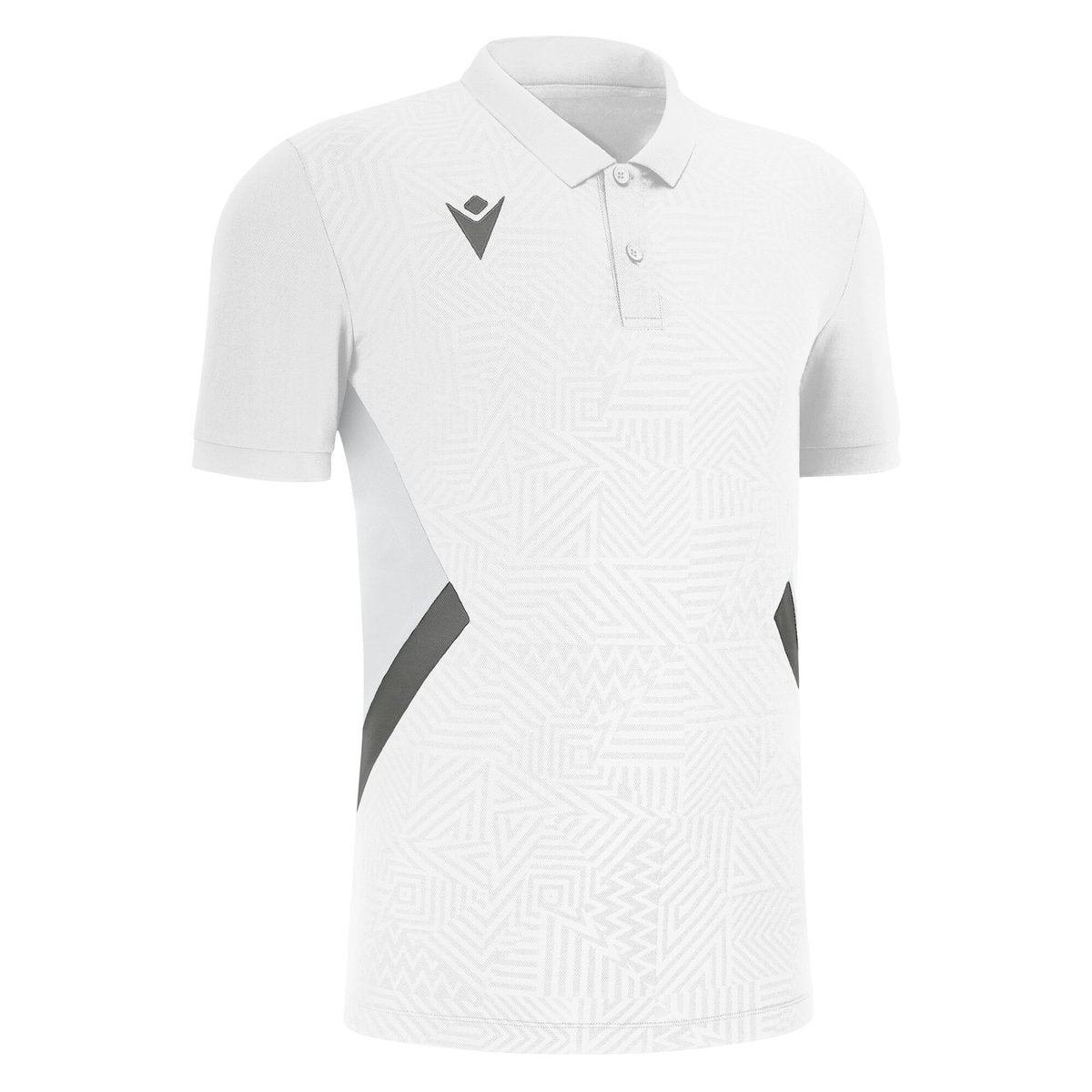 Macron Rap Polo - White/Anthracite