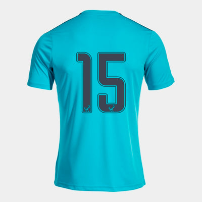 Ringwood Town - GK Jersey - 2025-26 - Joma Olimpiada T-Shirt - Fluor Turquoise/Navy
