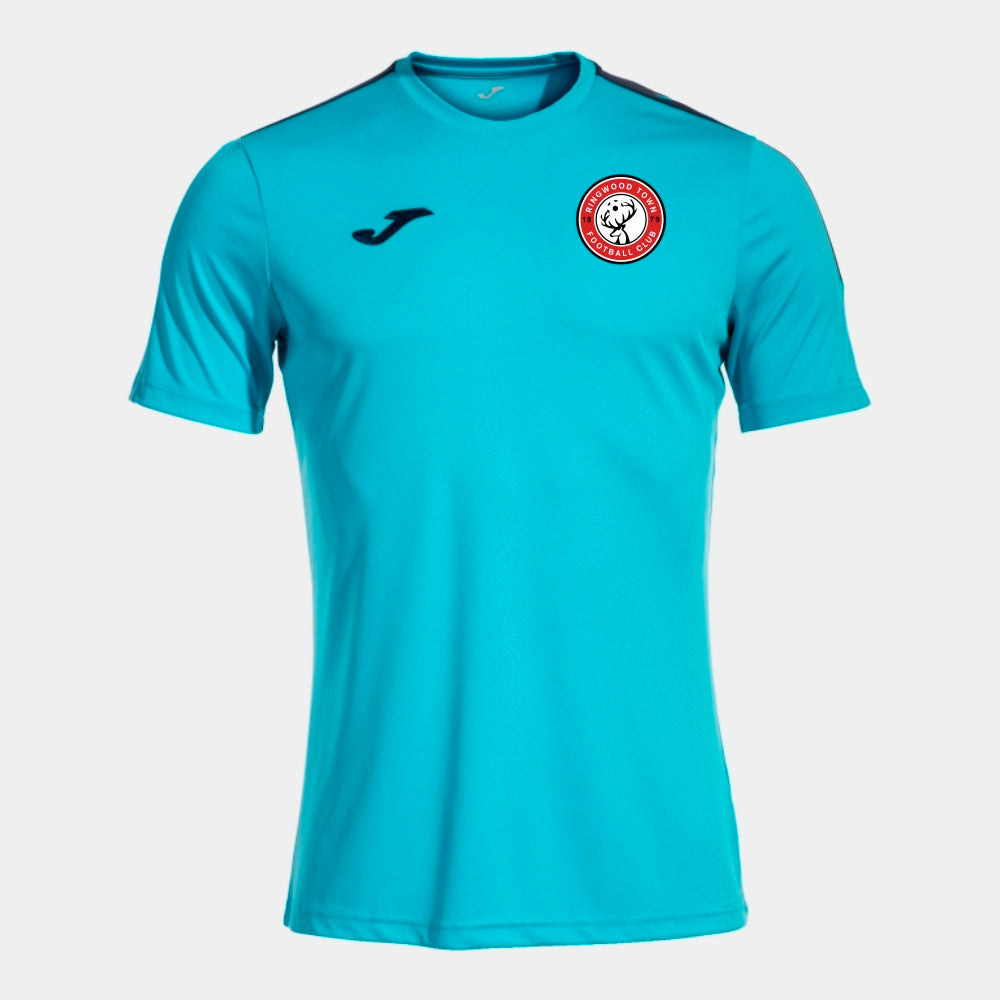 Ringwood Town - GK Jersey - 2025-26 - Joma Olimpiada T-Shirt - Fluor Turquoise/Navy