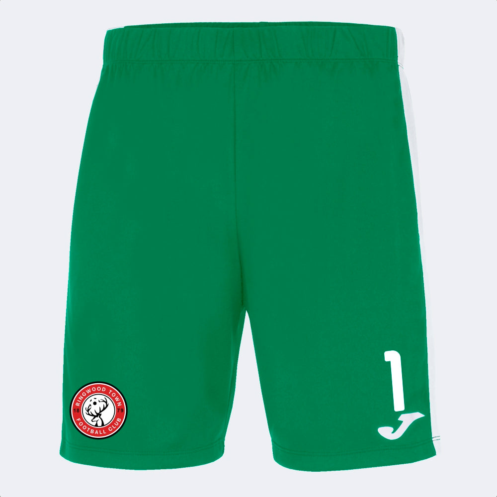 Ringwood Town - GK Shorts - 2025-26 - Joma Maxi Short - Dark Green/White