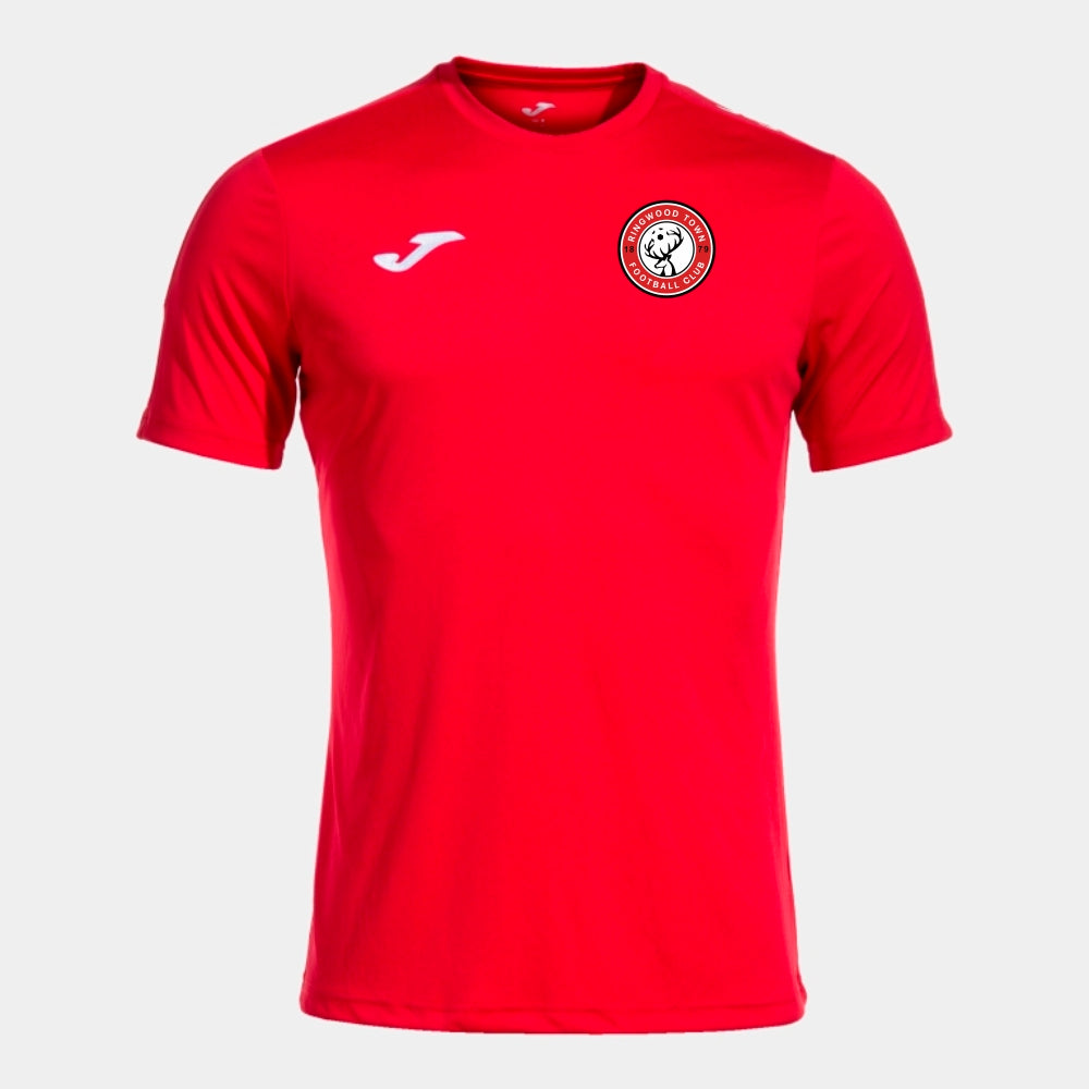 Ringwood Town FC - Home Jersey - 2025-26 - Joma Olimpiada T-Shirt - Red
