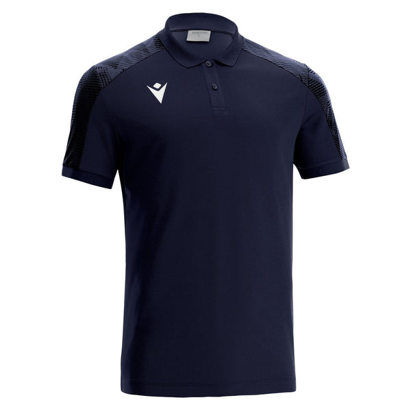 Macron Rock Polo - Navy - footballkitsdirect.com
