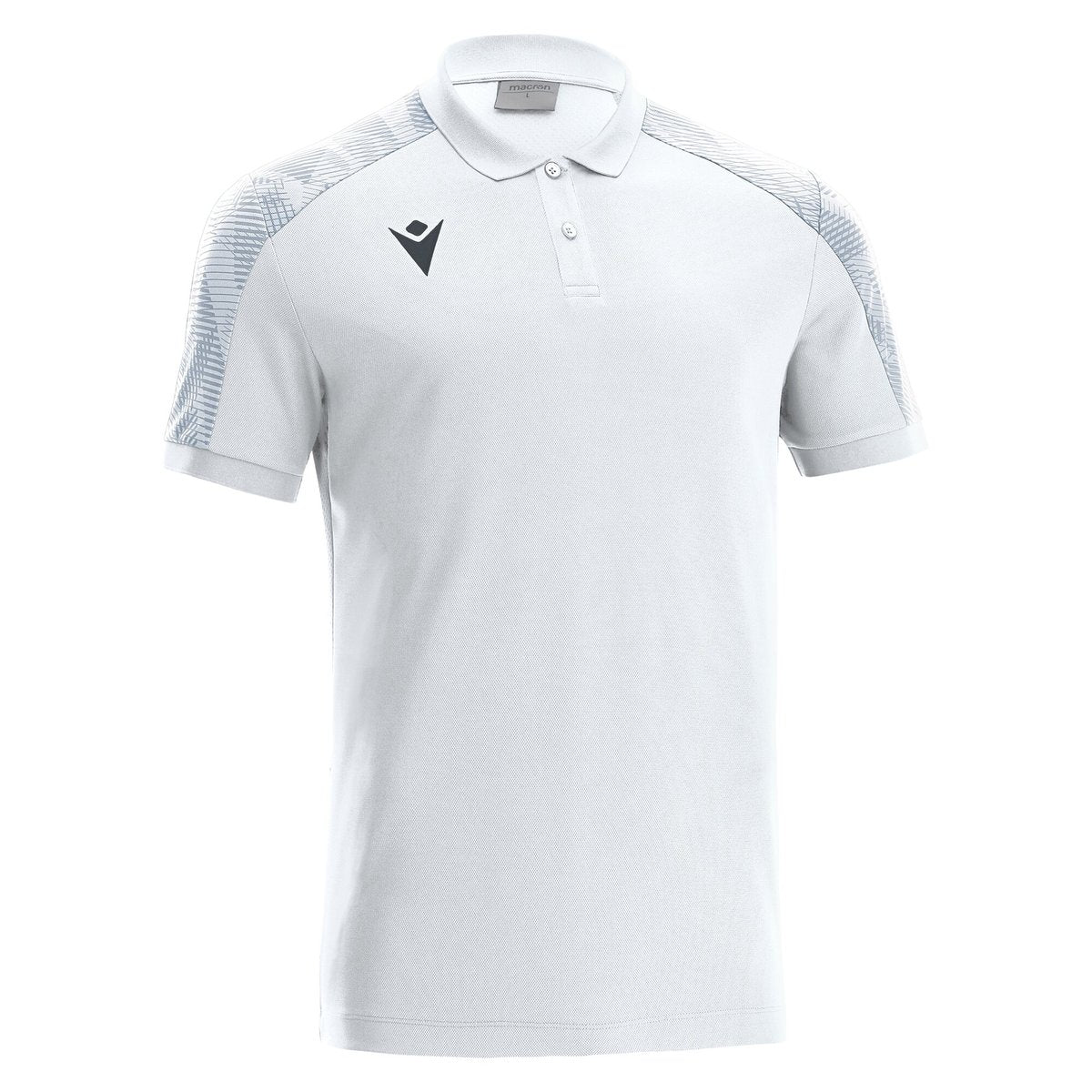 Macron Rock Polo - White - footballkitsdirect.com