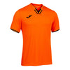 Joma Toletum IV Short Sleeve T-Shirt - Orange/Black