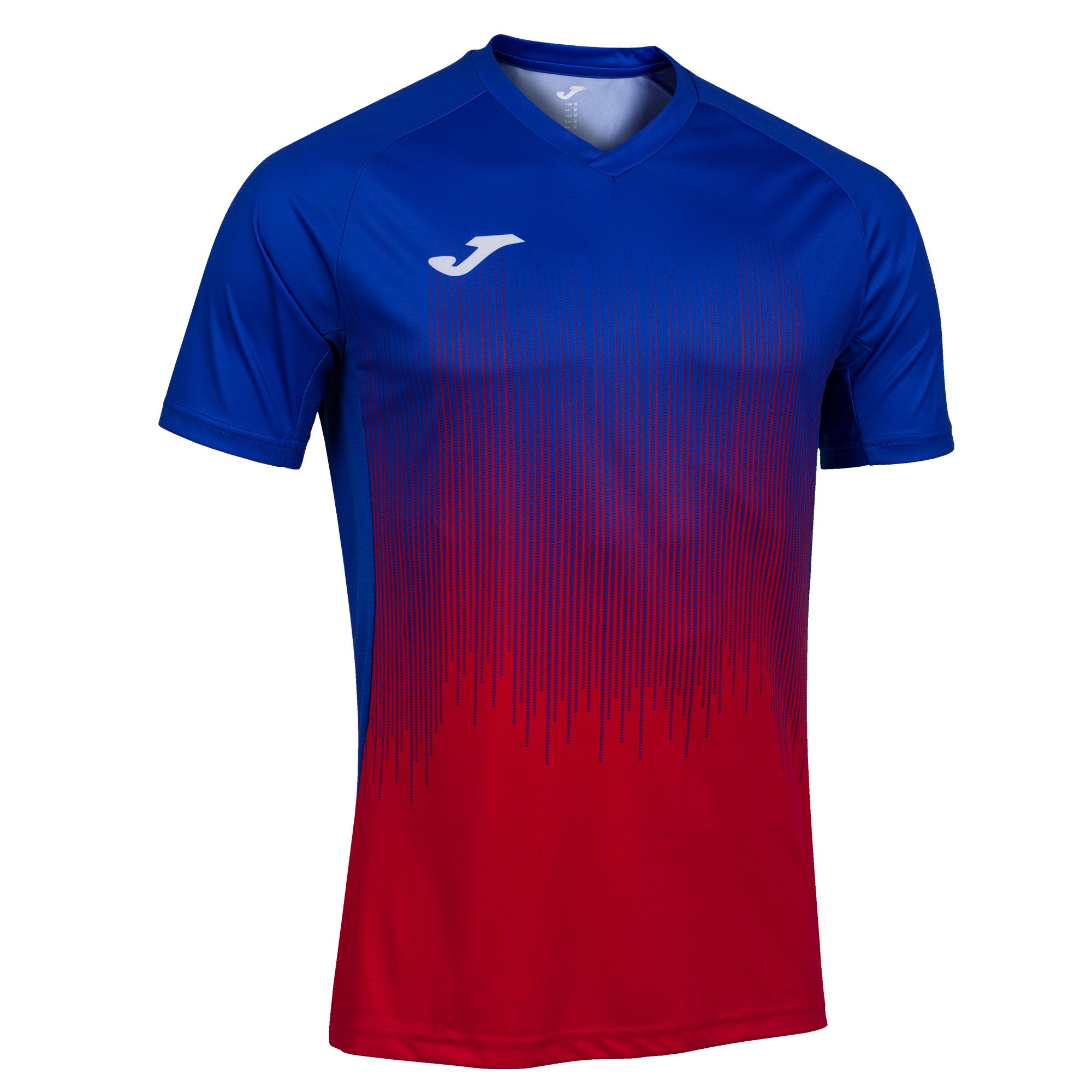 Joma Tiger IV Short Sleeve T-Shirt - Dark Royal/Red