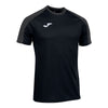 Joma Eco Championship Short Sleeve T-Shirt - Black/Anthracite