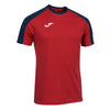Joma Eco Championship Short Sleeve T-Shirt - Red/Dark Navy