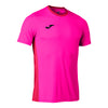 Joma Winner II Short Sleeve T-Shirt - Pink Fluor/Raspberry