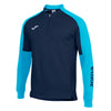 Joma ECO-Championship Half Zip Sweat - Dark Navy/Turquoise Fluor