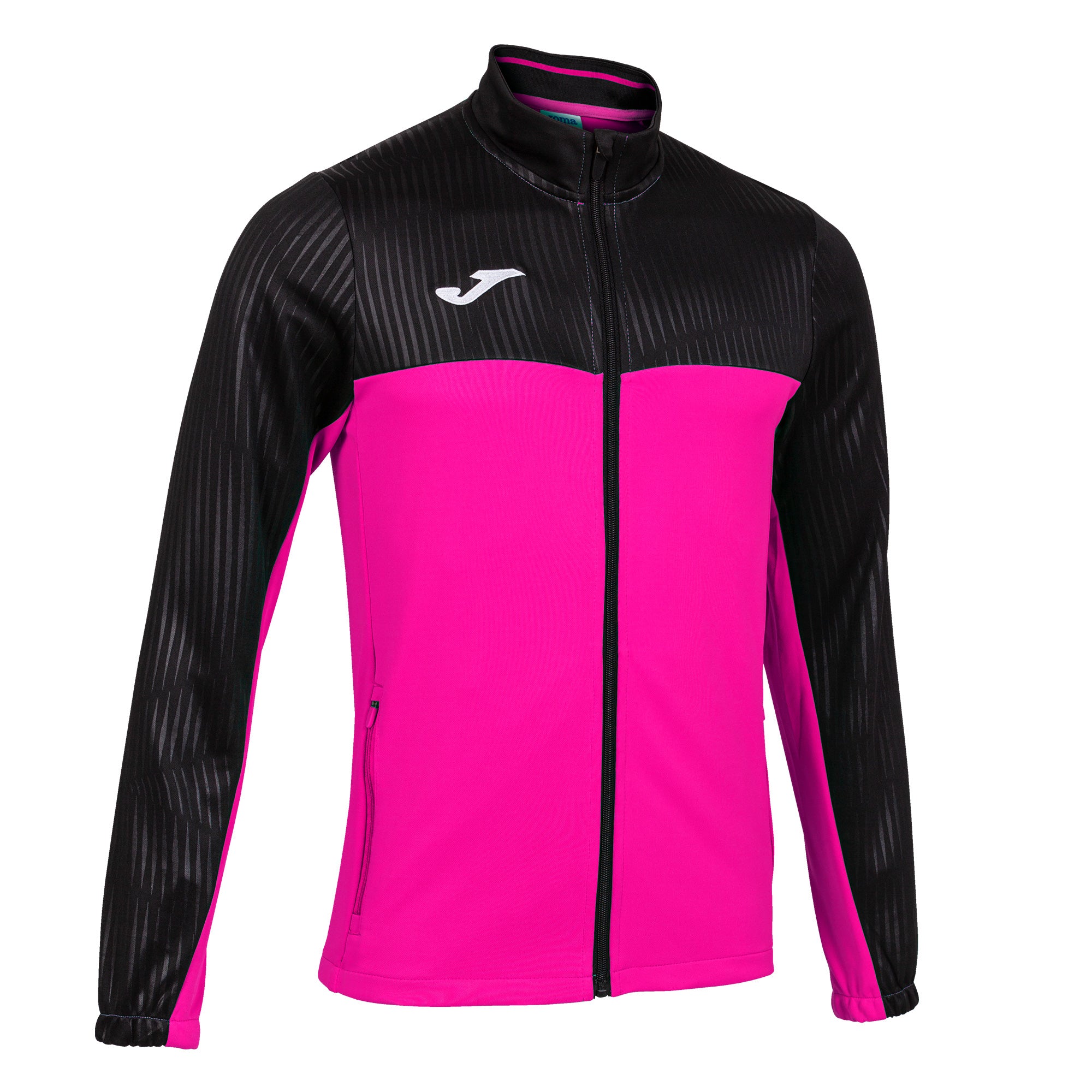 Joma Montreal Track Jacket Sweat - Pink Fluor/Black
