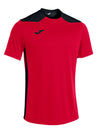 Joma Championship VI Short Sleeved T-Shirt - Red/Black